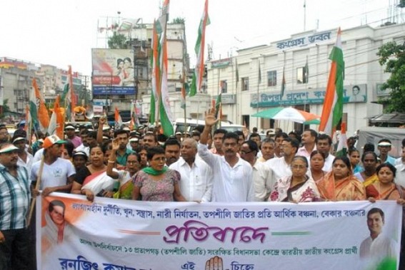 Congress Candidates submit nomination for the ensuing by-election at Pratapgarh and Surma Constituency Congress Candidates submit nomination for the ensuing by-election at Pratapgarh and Surma Constituency